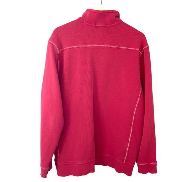 Tommy Bahama Antigua Cove Half-Zip Sweatshirt Men's Sz L Classic Preppy Beachy - Picture 2 of 10